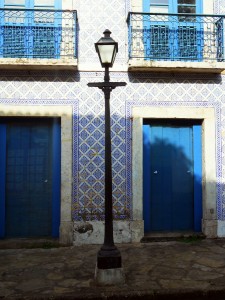 edifici rivestiti di azulejos a Sao Luis in brasile