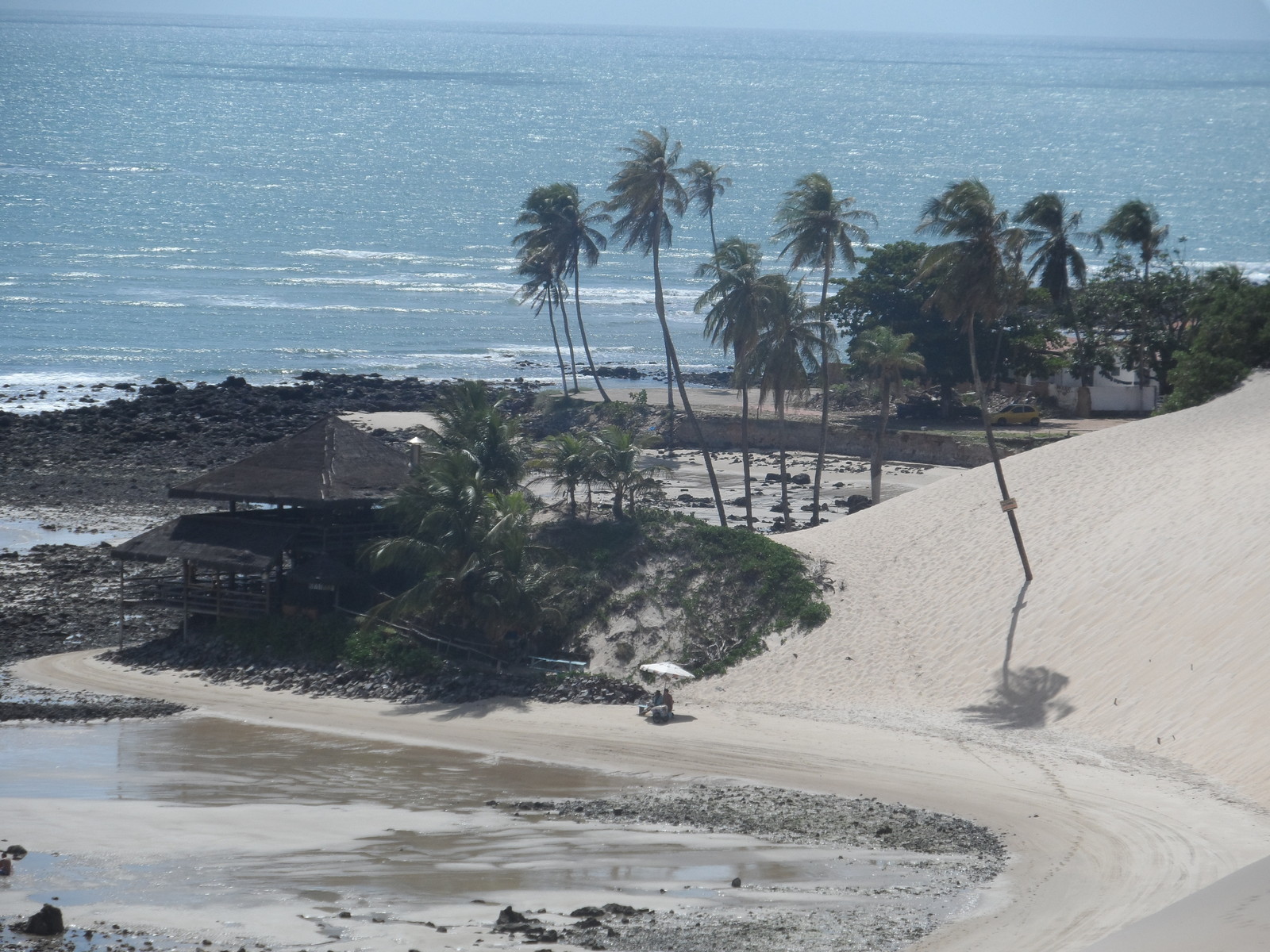 la bella spiaggia di Genipabu vicino a Natal in Brasile